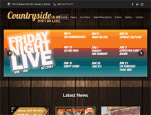 Tablet Screenshot of countrysidesaloon.com